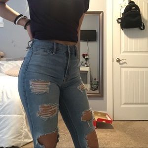 Like new Hollister super skinny high rise